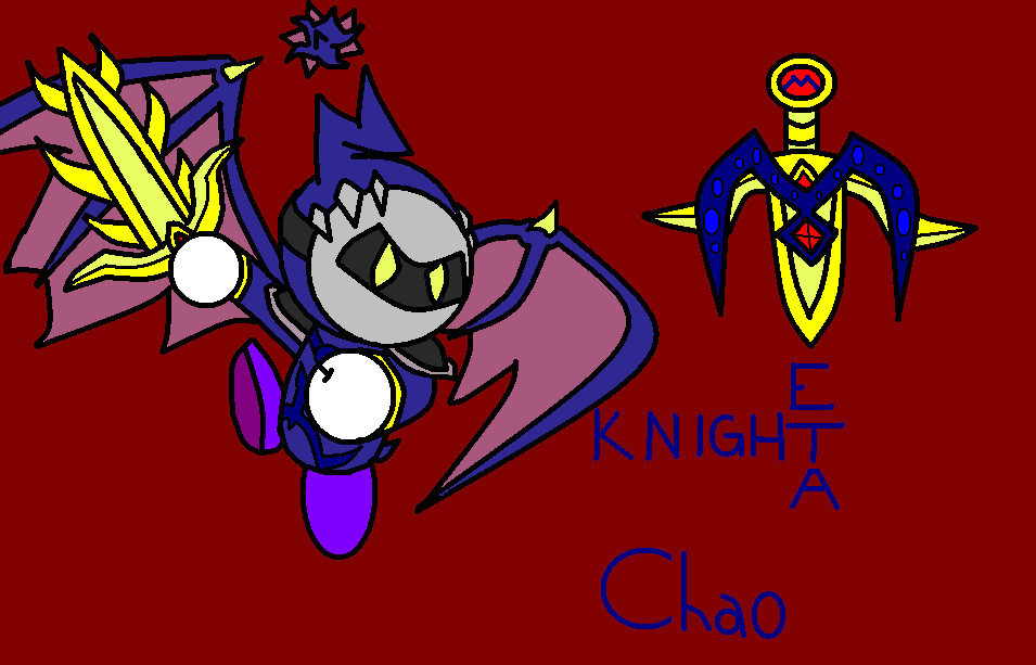 MetaKnight chao by DeltaR02