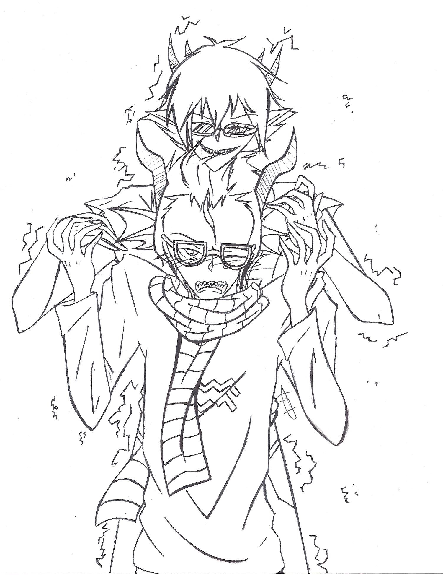 Sollux and Eridan by Demo1309