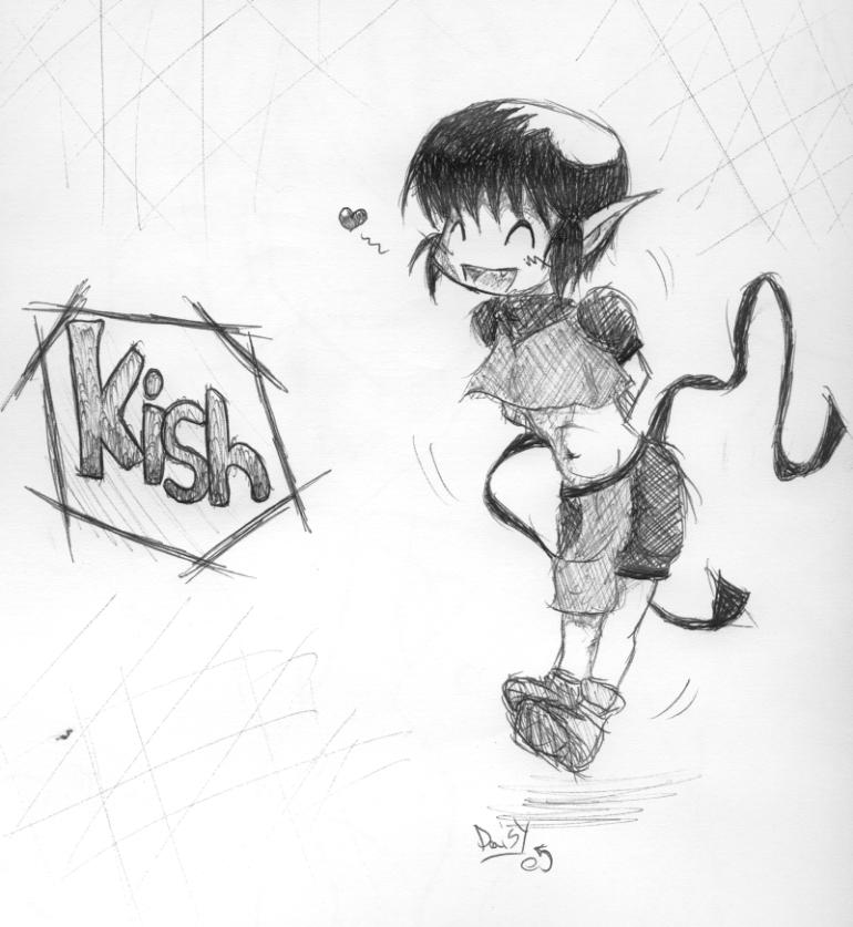 Cute Kish! by Demon-King-7