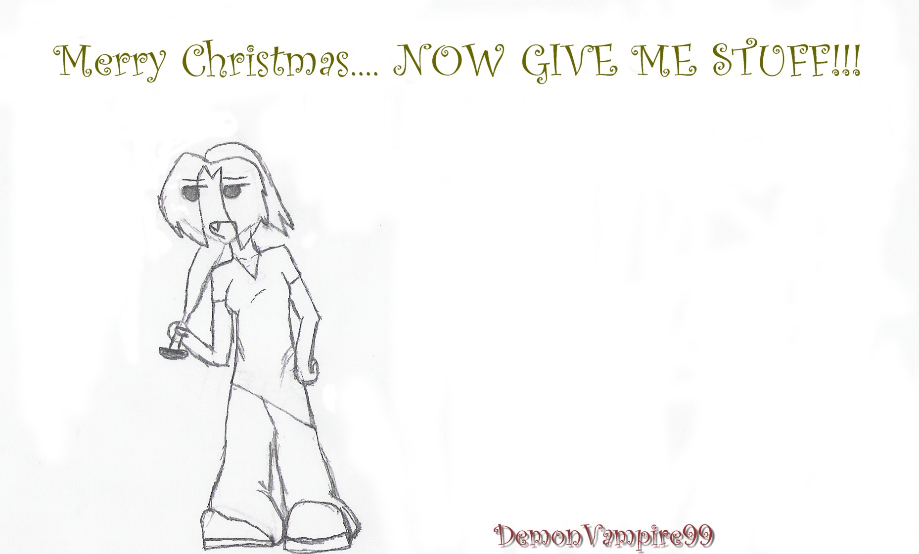 Merry X-Mas!! by DemonVampire99