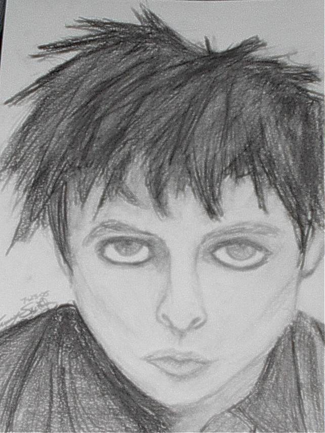 1st try at drawing Billie Joe by DemonWolfGrrl