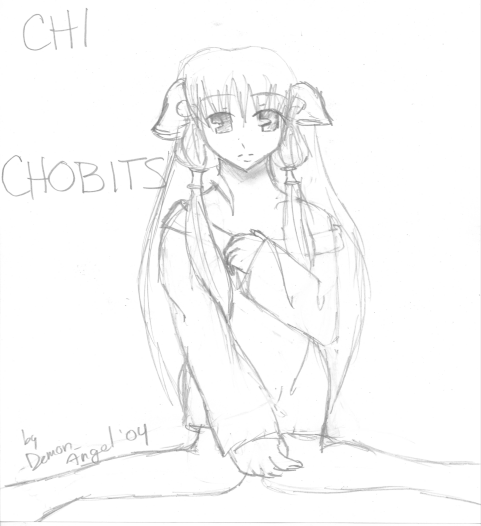my first attempt at drawing Chii by Demon_Angel_of_Hell