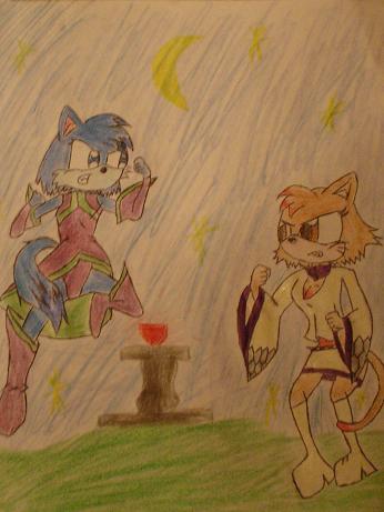 entry for maria the fox's contest! by DemonessDarkFlame