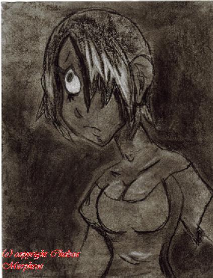Charcoal Drawing by DemonessDarkFlame