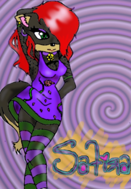 Safira *colored* by DemonessDarkFlame