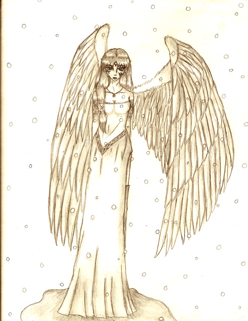 Ice Angel by DemonessofRedSnow