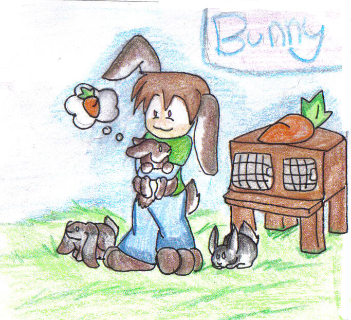 bunny fun by Demonfoxkitty