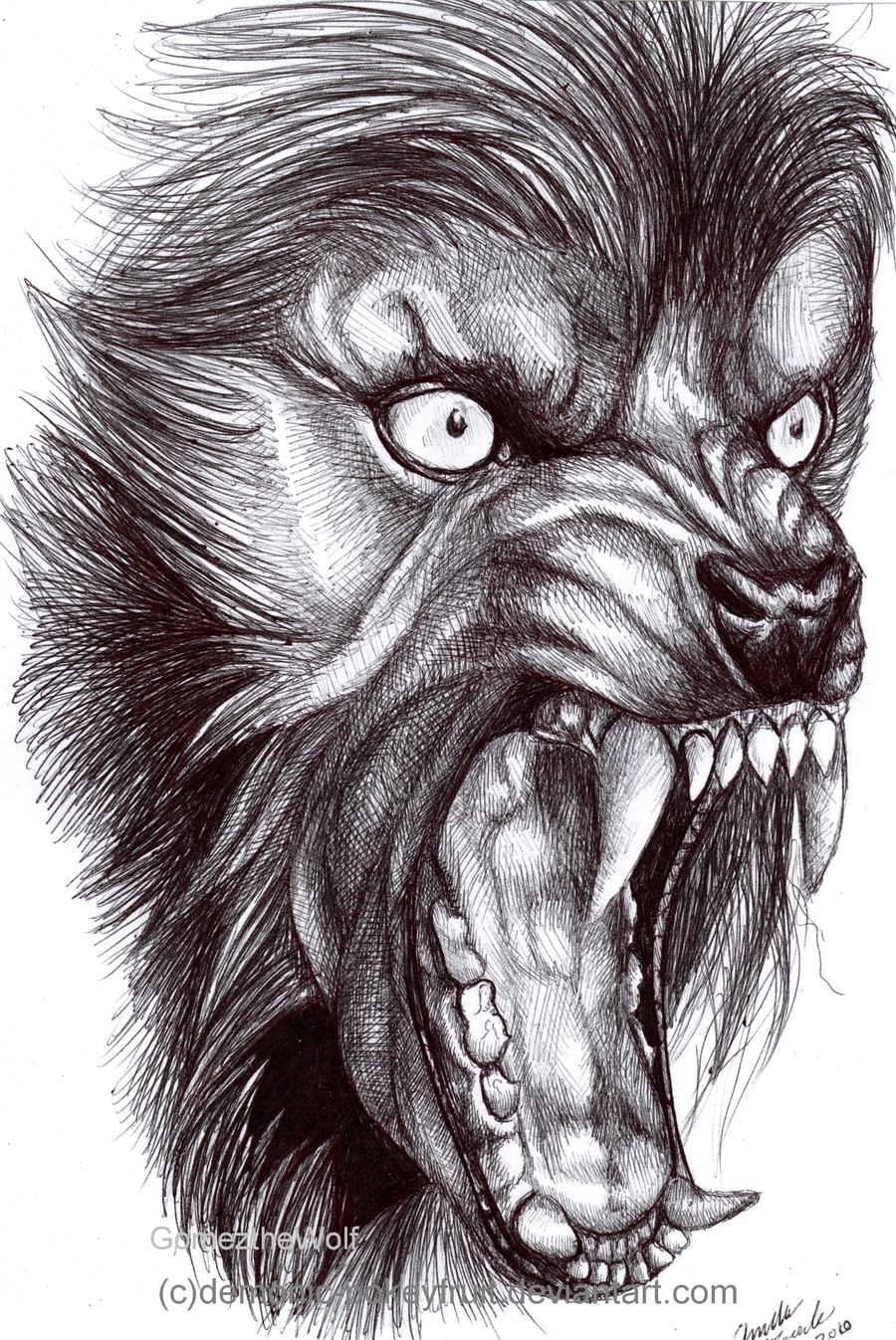The American Werewolf by Demonic-Pokeyfruit