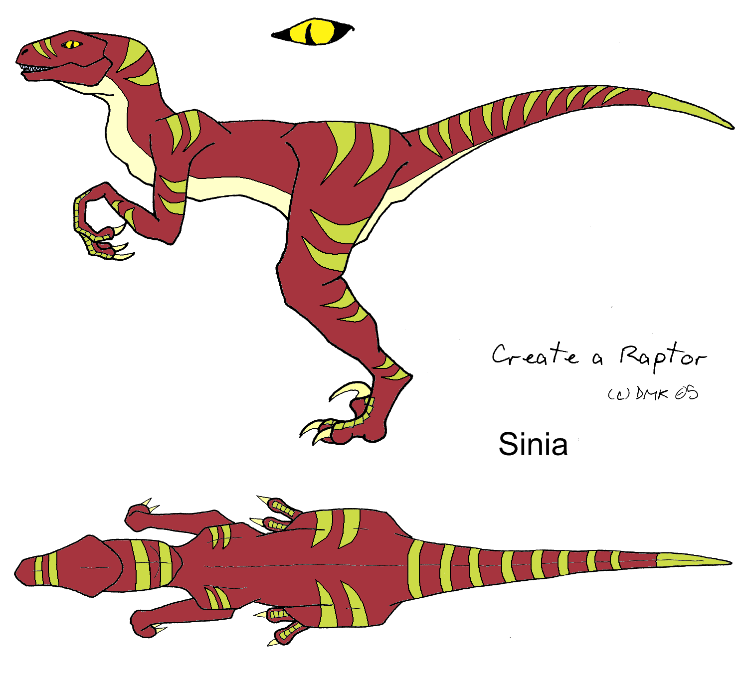 DinoSquad OC-Sinia by DemonicFury