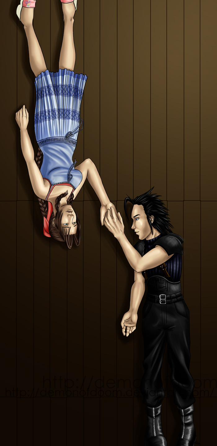 Zack and Aerith by DemonofDoom