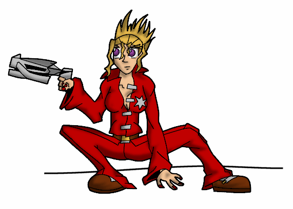 That one girl dressed like Vash from Ep 2... by Dereck