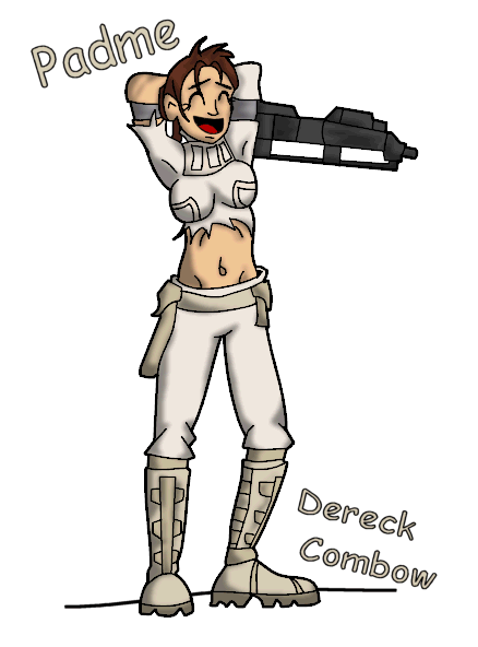 Padme Laughing by Dereck