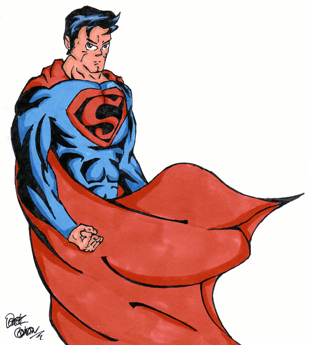 Superman, DC Style (almost) by Dereck