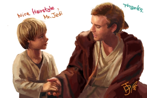 First meeting of Ani and Obi by Dernhelm