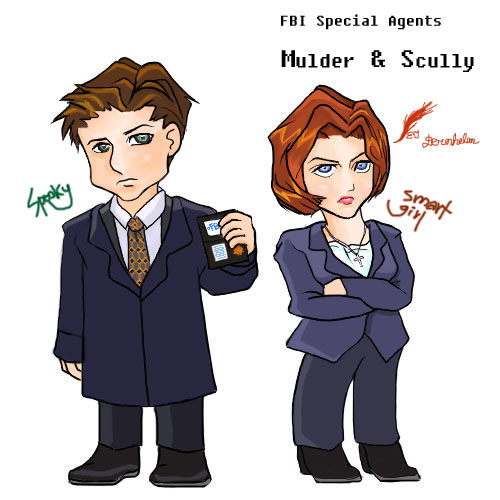 Mulder & Scully by Dernhelm