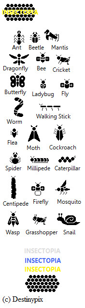 Insect Icons by DestinyPix101