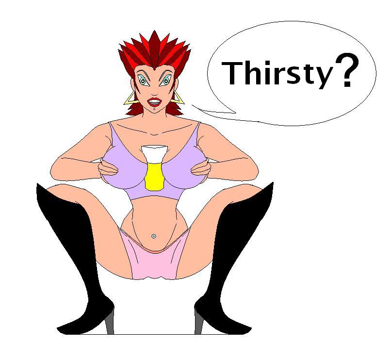Thirsty girll by DevilmayCry1