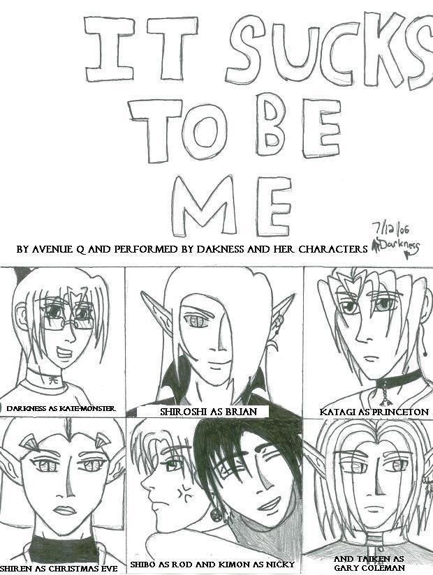 It Sucks To Be Me Cover Page by Devilofdarkness