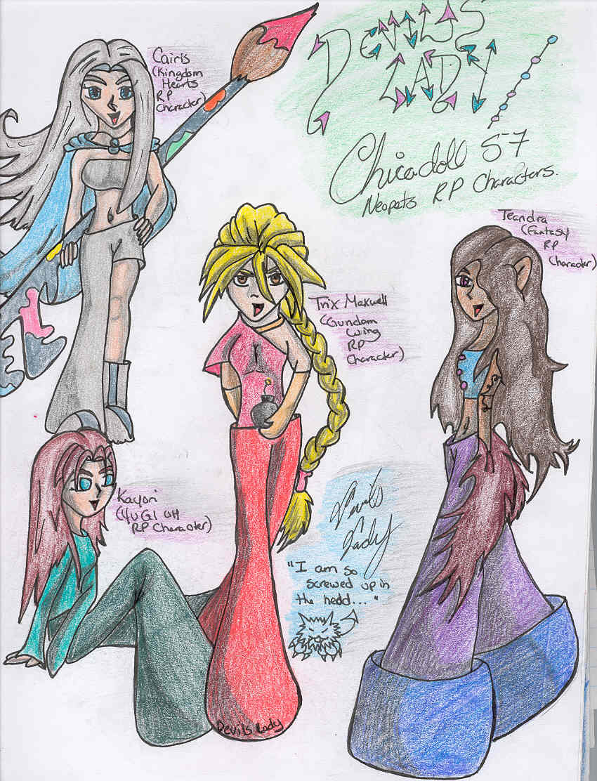 My RP characters!! by DevilsLady
