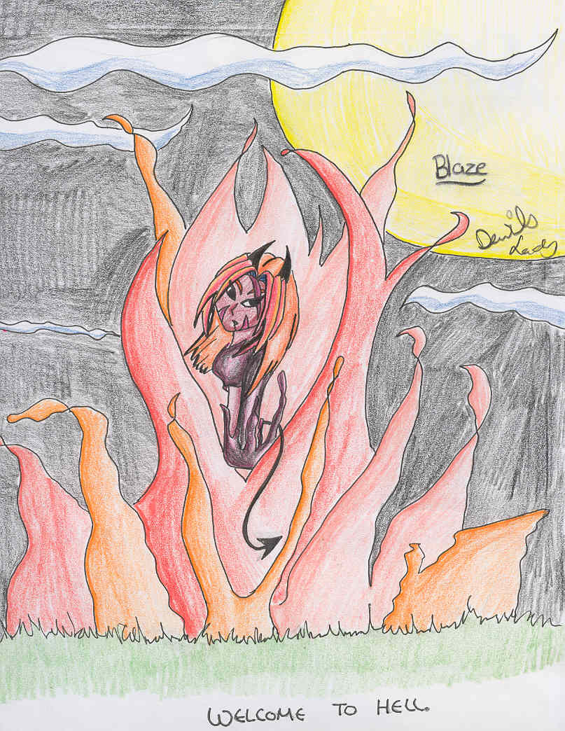 Fire demon by DevilsLady