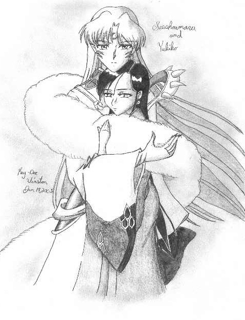 Sesshy and Yukiko by DevinsBabe06
