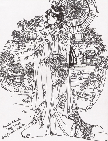 Geisha in ink by DevinsBabe06