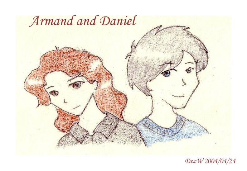 Armand and Daniel by DezWagner