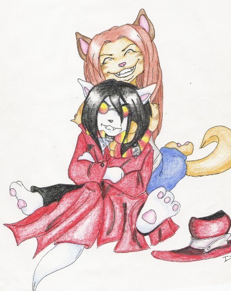 Spaz and Alucard Kitties by Dezz