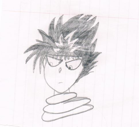 Hiei doodle by Dezzy