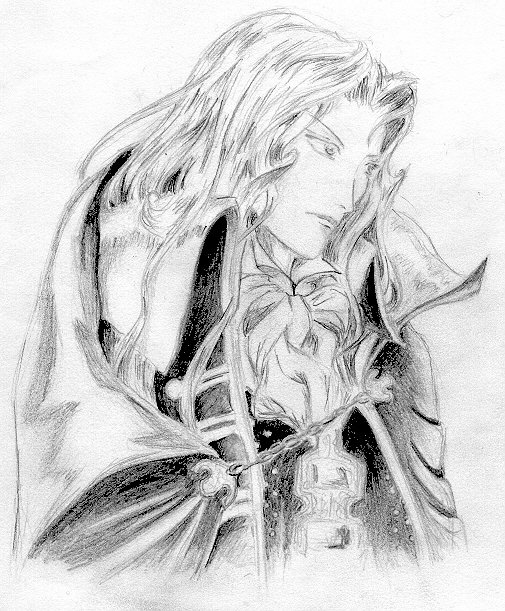 Alucard (sketch) by DhampirLady