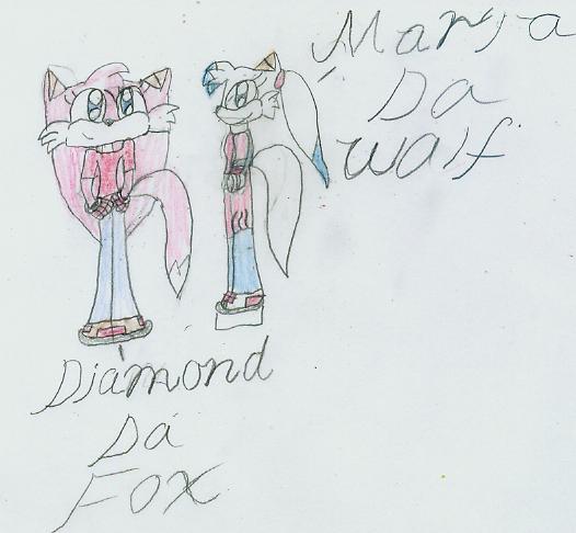 Diamond Da Fox & Maria Da wolf by Diamond