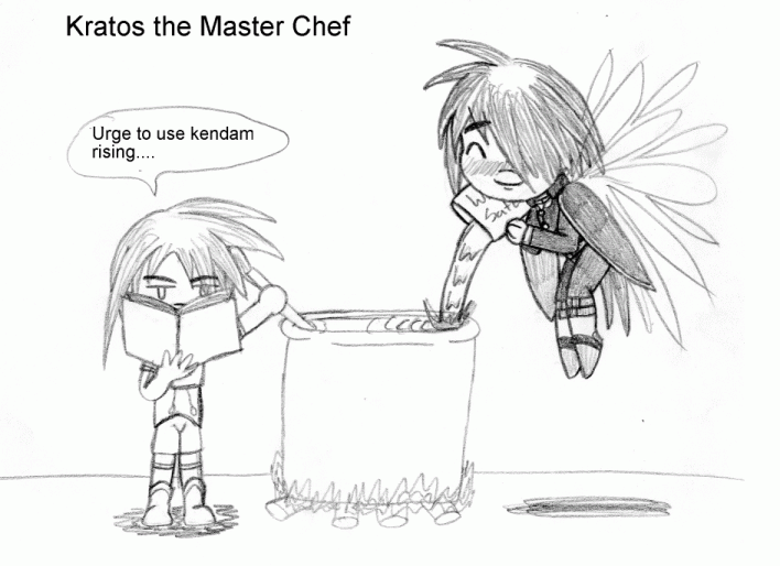 Kratos the Master Chef by DigiDolphin