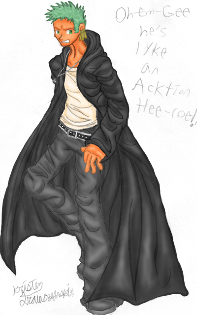 Trenchcoats are Hot (Zoro) by Digitaldreamer