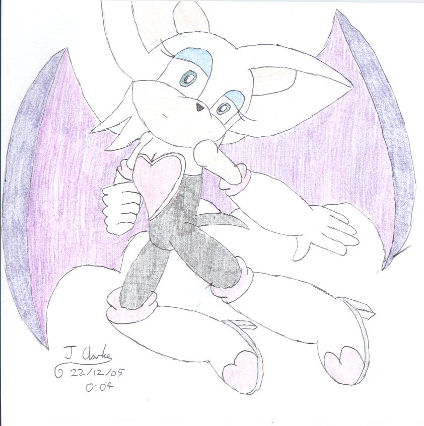 Rouge the Bat Proportioning Practice by DingoOfTheShadows