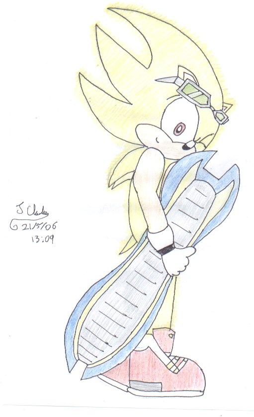 Super Sonic and The Blue Star by DingoOfTheShadows