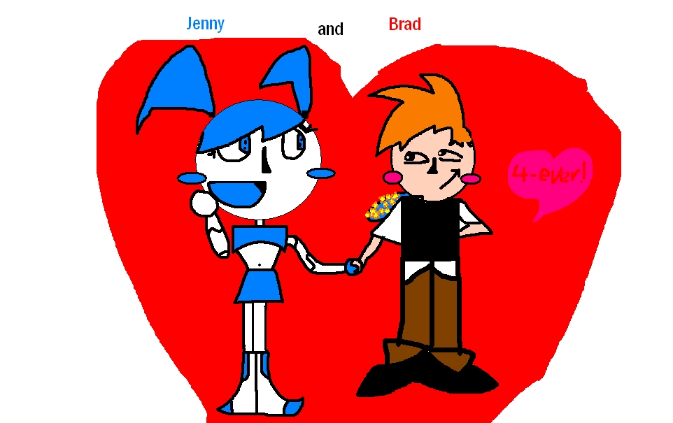 Jenny and Brad forever by Diomondcookie9