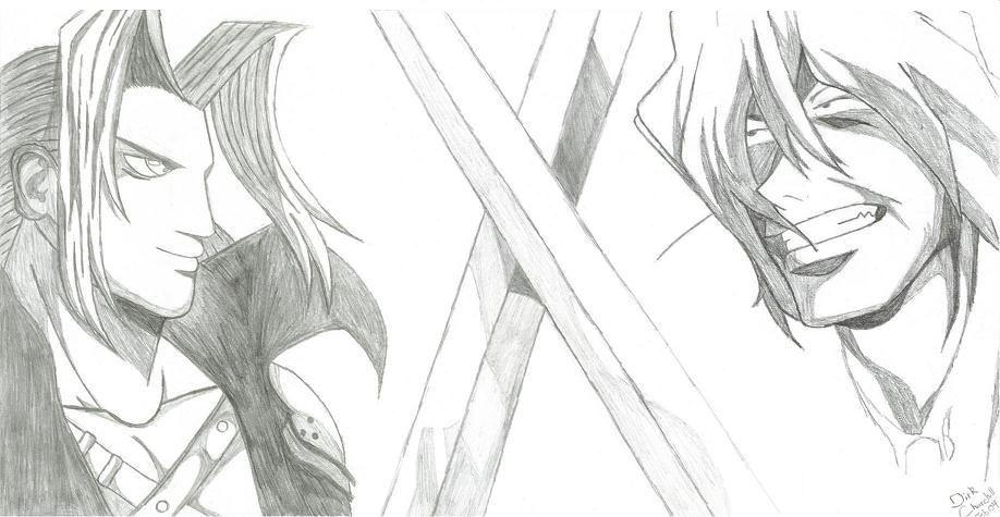 Sephiroth VS Vicious by Dirkius