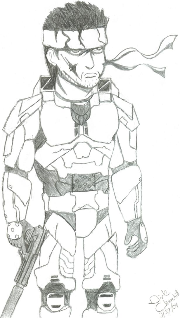 Snake meets Master Chief by Dirkius