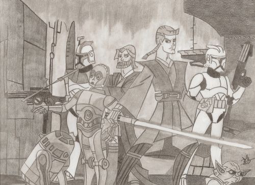 The Star Wars Gang by DisneyDork
