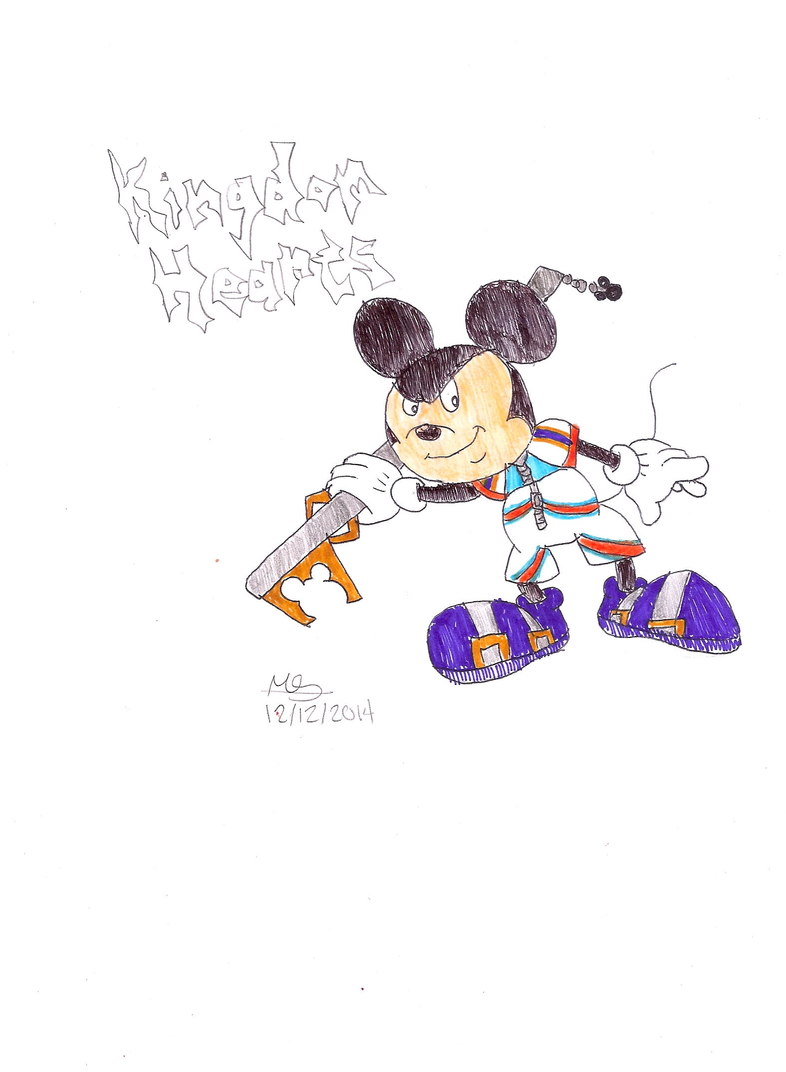 Kingdom Hearts Mickey by DisneyFangirl