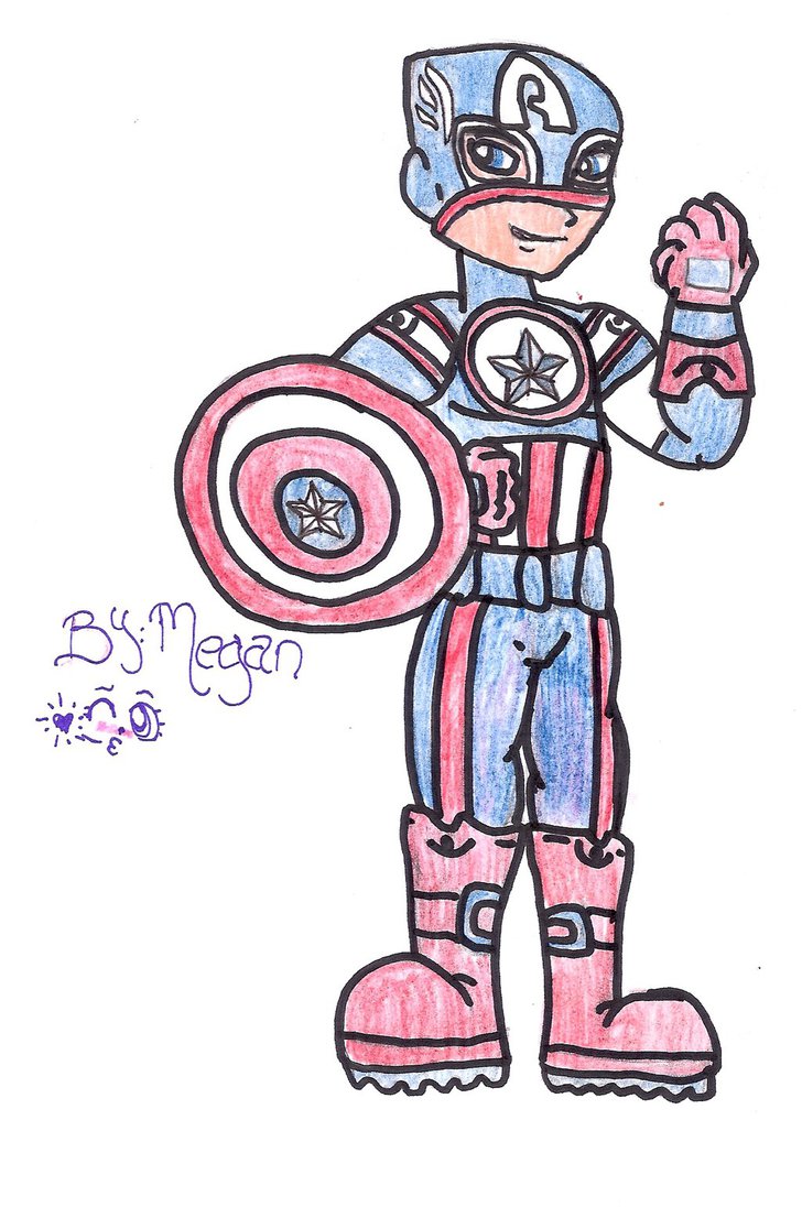Captain America by DisneyFangirl