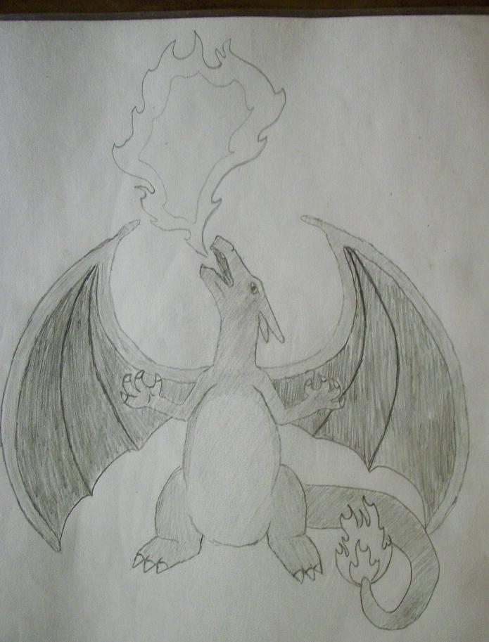 Charizard is showing off again... by DistantDragon