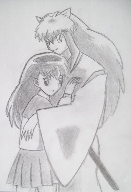 Inuyasha and Kagome by DistantDragon