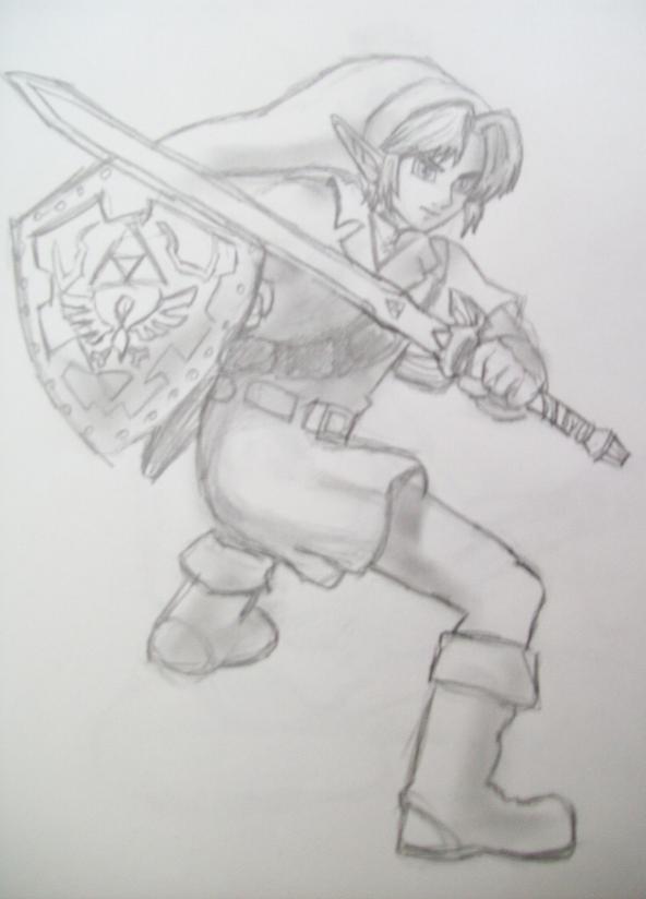 Link- soul caliber 2 pose by DistantDragon
