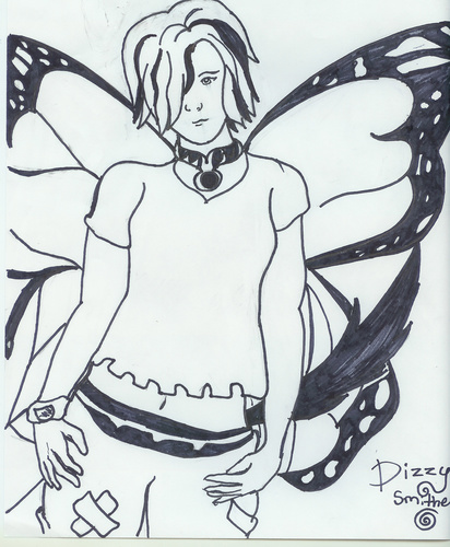 Gaian Butterfly Girl by Dizzy_Silver_Raven