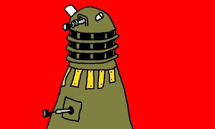 A completely demented Dalek by DoctorWhoFanatic