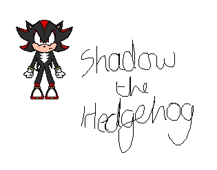 Shadow the Hedgehog by DoctorWhoFanatic