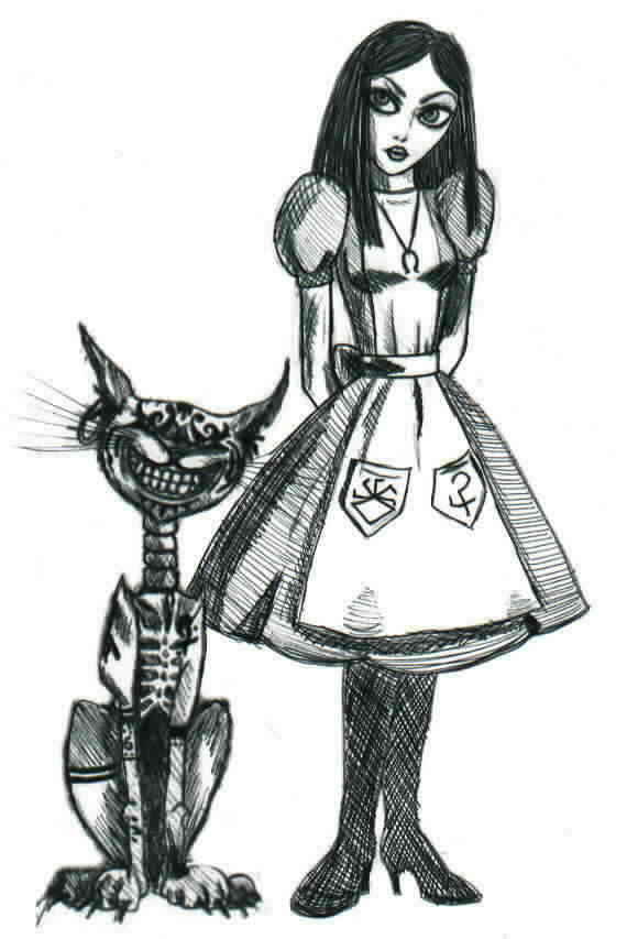 Alice and Cheshire by Dollylocks