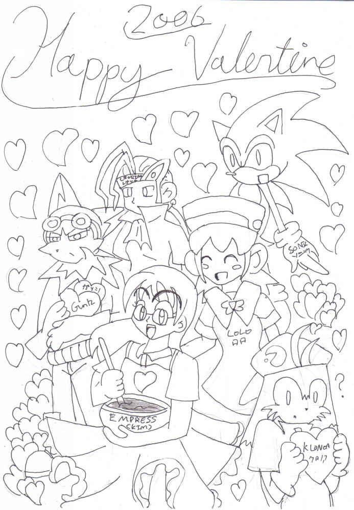 Happy Valentine (Sonic/Klonoa ver.) by Domino009