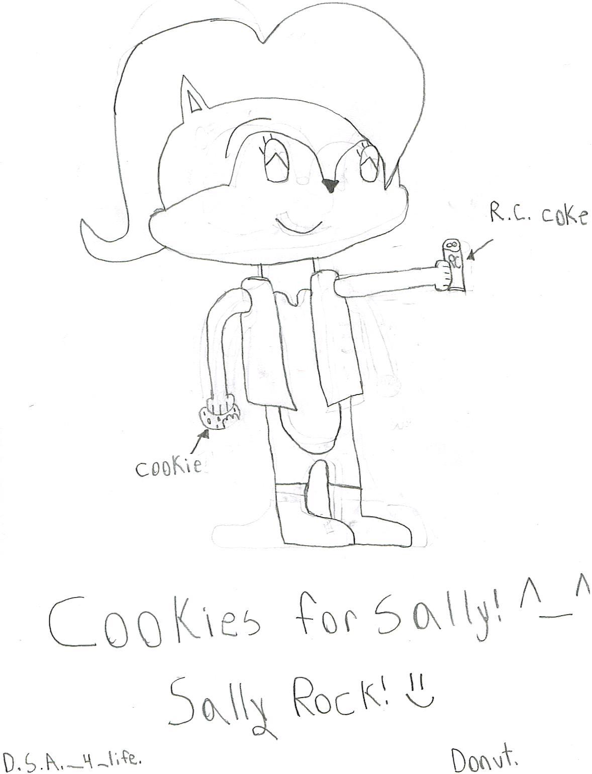 Sally has a Cookie =) by Donut449andSallyAcorn_4_Life